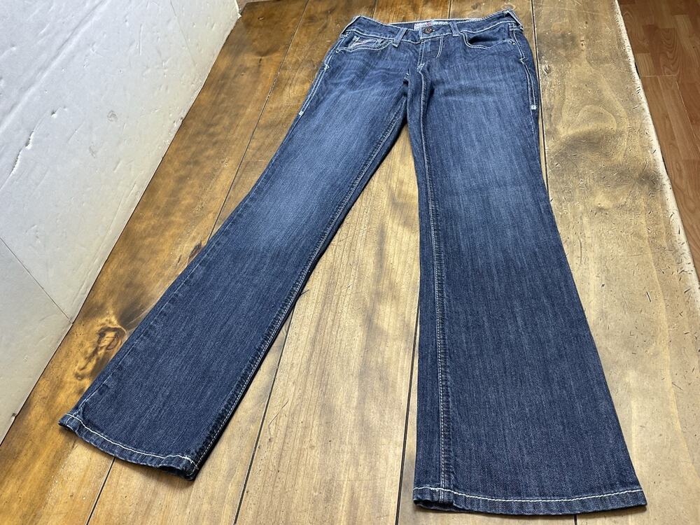 Ariat FR Jeans Mid Rise Boot Womens Size 25S Stretch CAT2 2112